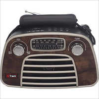 Portable Fm Radio - Durable High Tensile Strength, Small Size | Usb/sd/bluetooth Support, Inbuilt Rechargeable Battery, 3 Band Functionality