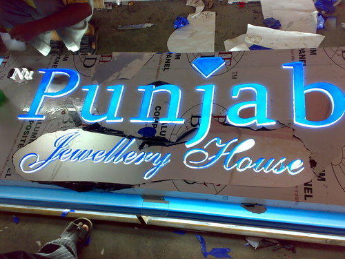 Glow Sign Board Application: Industrial