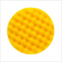 Polishing Foam Pad 135x25mm Yellow Waffle,10/Pack