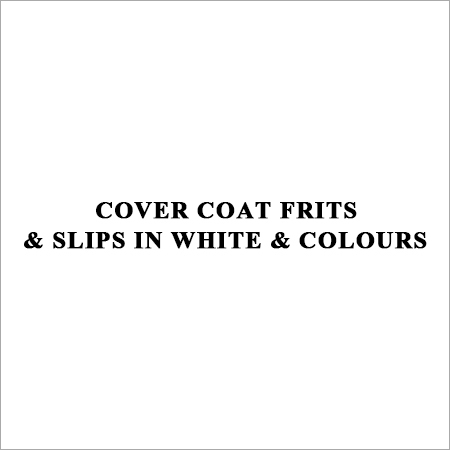 Cover Coat Frits & Slips in White & Colours Cover Coat Frits & Slips in White & Colours