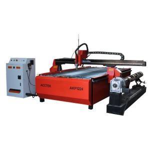 Iron Cnc Metal Steel Plate Cutter Cnc Plasma Cutting Machine Akp1224