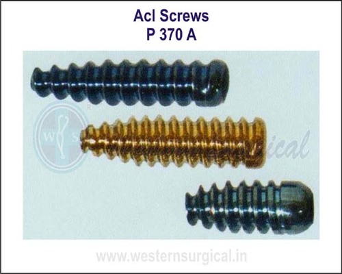 ACL Screws By WESTERN SURGICAL