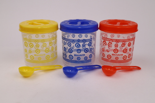 Micro 11 (3 Pcs Set) Plastic Spice Container