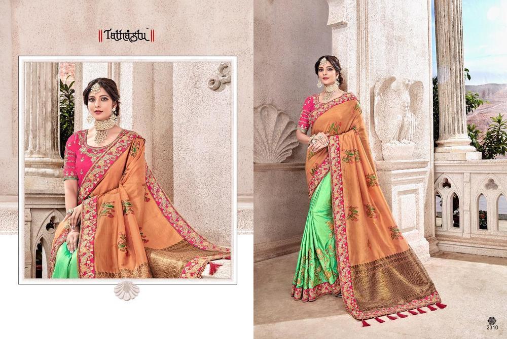 Banarasi Silk Heavy Embroidered Saree