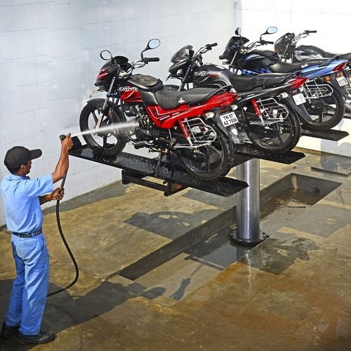 Two Wheeler Washing Hoist Two Wheeler Washing Hoist