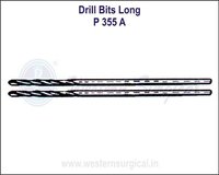 Orthopedic Metallic Long Drill Bits - High-durability Steel,  Long Design | Manual Cutting Tools For Precise Drilling In Professional & Diy Applications