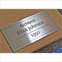 Any Customize Shape Stainless Steel Etched Label