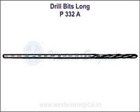 Drill Bits Long - High-quality Metal, Elongated Design, Black Finish | Spiral Cutting Edges For Precise Hole Creation, Manual, Portable Tool