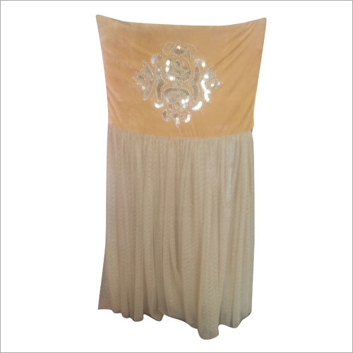 Available In Different Color Wedding Chair Back Cover
