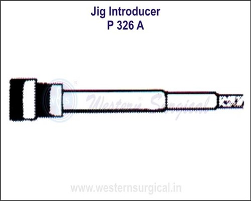 Medical Jig Introducer - Color: Silver