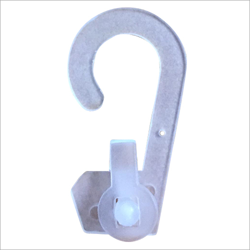 White Snap Clip Hook
