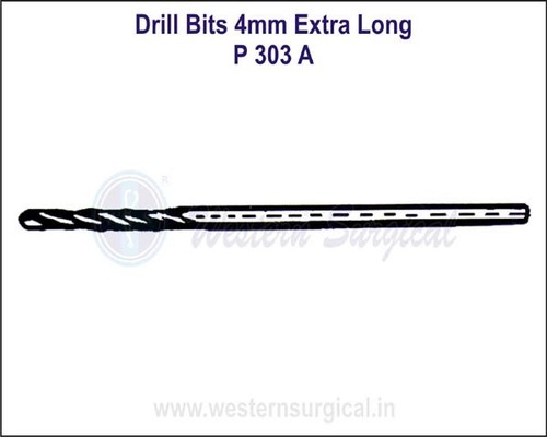 Drill Bits 4 mm Extra Long