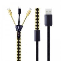 3 IN 1 Zipper Usb Cable