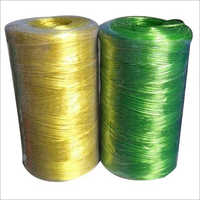 Plastic Packaging Sutli - Plastic, Lightweight, Green & Yellow | Absorb Less Water, Stretchable, Versatile For Various Packaging Needs