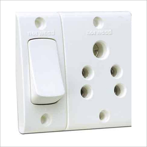 White Electric Switch
