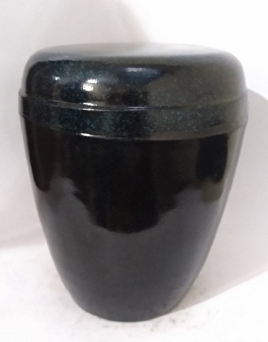 Iron Cremation Urn- Black