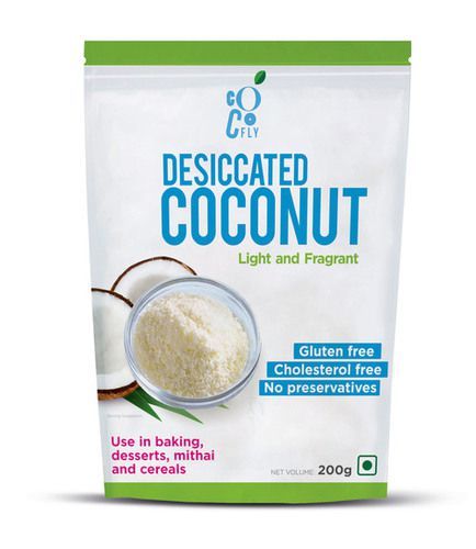 Desiccated coconut powder