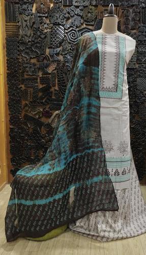 Block Printed Khadi Suit By MADIVA FASHIONS PRIVATE LIMITED