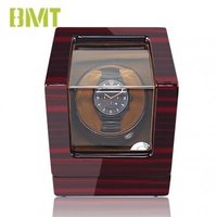 VT-WW1205 LUXURY SANDAL WOOD SUEDE LEATHER LINING 1+0 AUTOMATIC WATCH WINDER FOR SINGLE WATCH