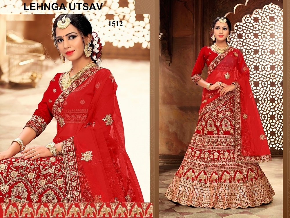 Embroidered Wedding Lehenga