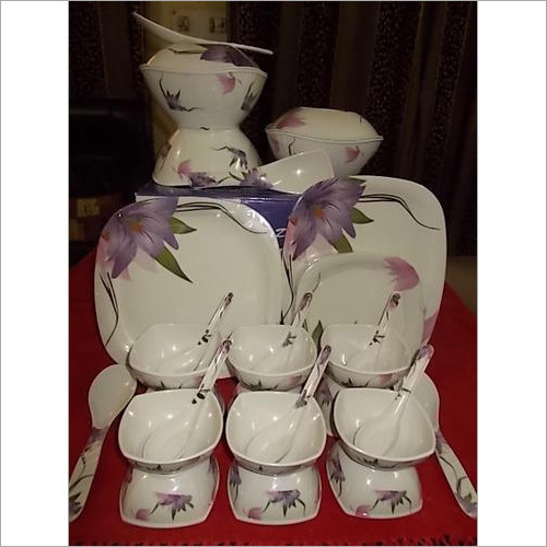 Melamine Square Plate and Bowl Set By Dharmraj Dishwares Industries Private Limited