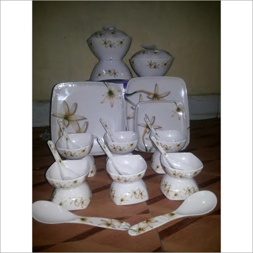 Melamine Square Dinner Set