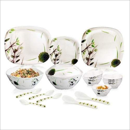 40 Pcs Round Square Dinner Set