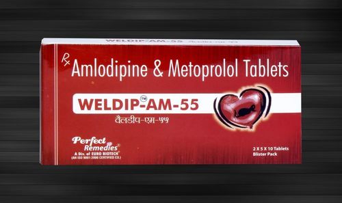 Amlodipine 5 mg & Metoprolol 50 mg