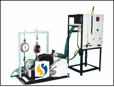 Single Cylinder Two Stroke Petrol Engine Test Rig - Stainless Steel & Mild Steel, 150 Kilograms, White-Blue | Digital & Manual Control, 220 Volt Single Phase, Lab Experiment Ready