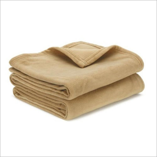 Available In Multicolour Honey Plain Polar Emboss Fleece Blanket