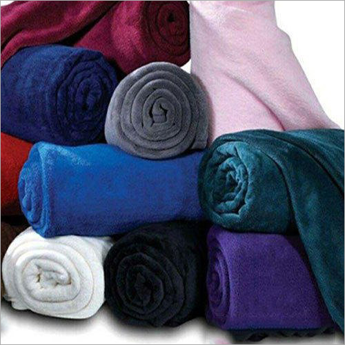 Available In Multicolour Soft Coral Solid Double Bed Blanket