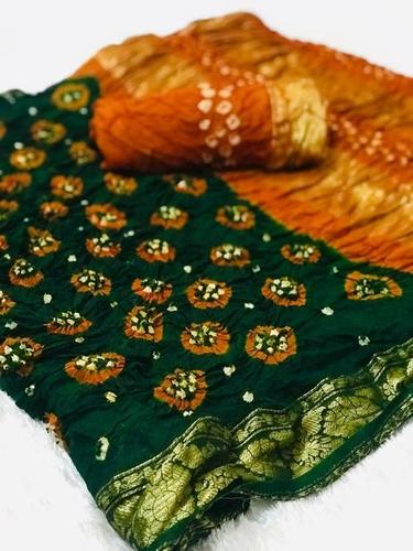 Bandhani Silk Saree