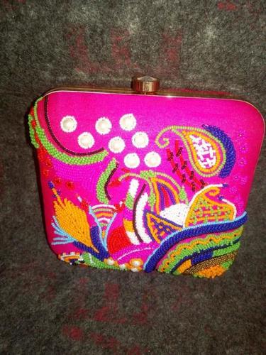 Cultural Embroidered Clutch Bag