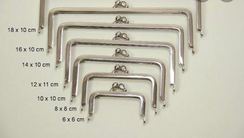 Metal Frame Kiss Clasp Lock Handle - Customized Size | Durable Metal Material, Stylish Design