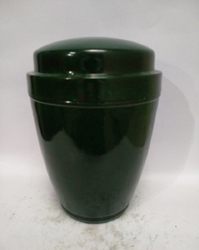 Deep Green Metal Iron Urn