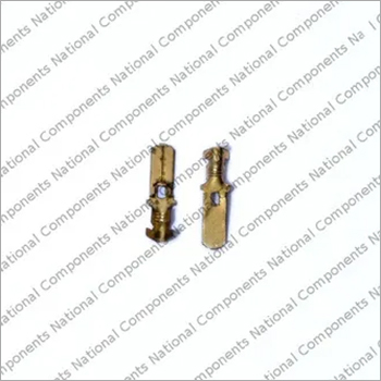 Gold Brass Male Automotive Elecrical Lock Connector