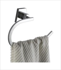 Brass Towel Ring - Brass, 5x5x3 Inches, Chrome Finish | Durable, Elegant Design, Rust Resistant, Easy Install, Space Saving, Wall Mounted