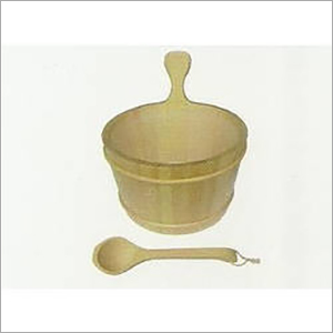 Wooden Bucket And Ladle