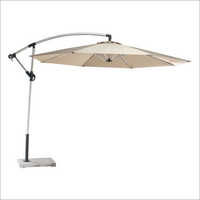 Pool Umbrella - Plastic Material, 9 Feet Diameter, Blue & Red Color | Ideal For Poolside Relaxation And Shade Protection