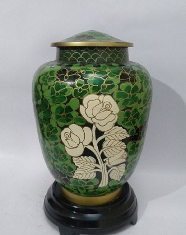 Manufacturer of Praying Cloisonne Urn