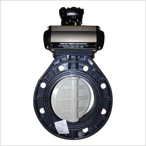 Pvc Pneumatic Actuator With Upvc Butterfly Valve