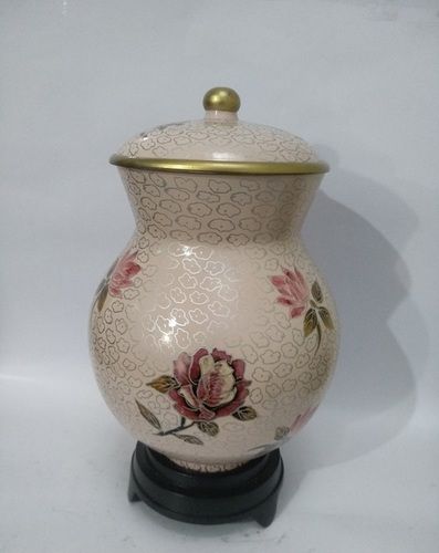 Manufacturer of Dusty Rose Cloisonne Urn