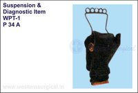 Hard Metal Suspension And Diagnostic Item - Black Portable Manual Instrument | Non-wall Mounted Medical Tool For Diagnostic Procedures