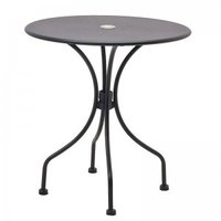 High Quality Black Iron Frame Outdoor Patio Table