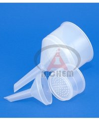 Plastic Buchner Funnel - Polypropylene, 70mm & 110mm Diameters, White Color - Autoclavable, 121°c Temperature Resistance, Ideal For Filtration