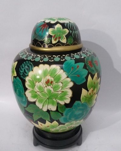 Flower Cloisonne Urn- Adult