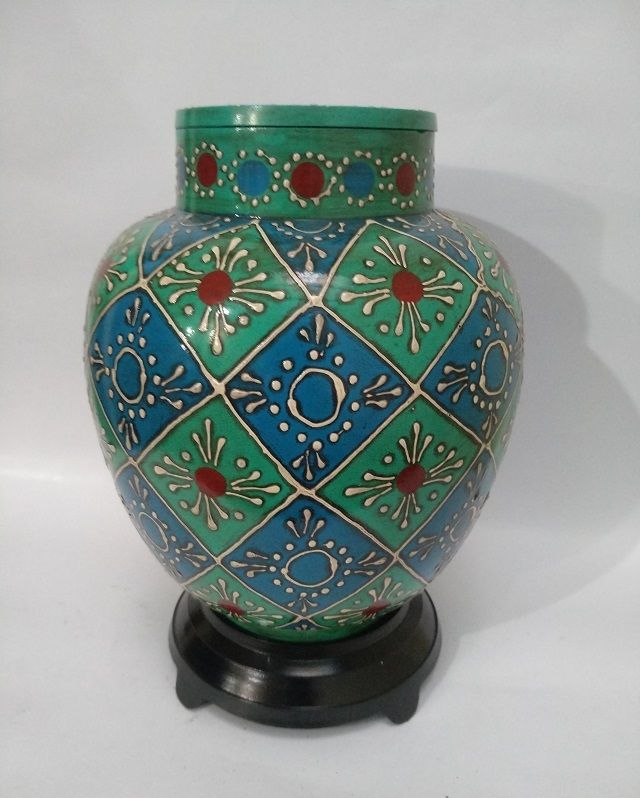 Wholesale Cloisonne Cremation Urn- Black