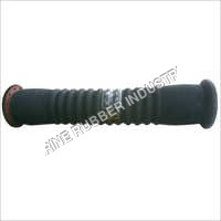 Rubber Suction Hose - 5.6x4.5 Inch, Black Rubber Material | High Durability, Flexible Design For Optimal Water Delivery