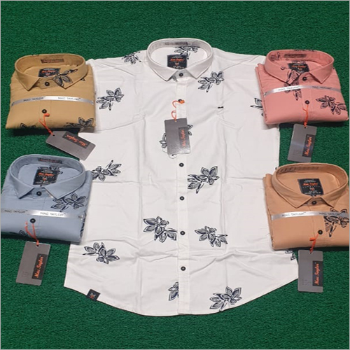 Designer Printed Cotton Shirt