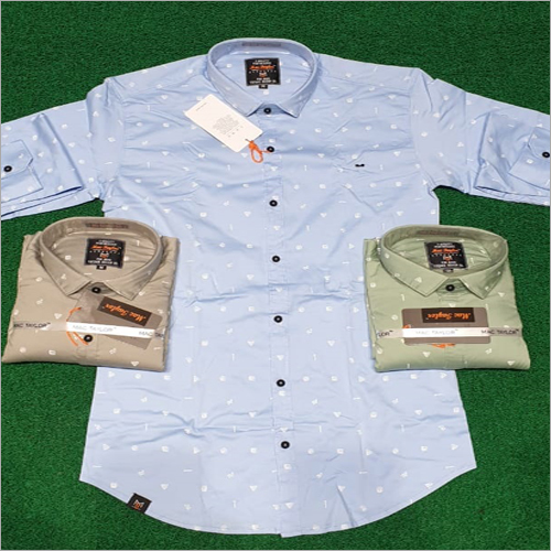 Available In Multicolor Mens Printed Cotton Shirt